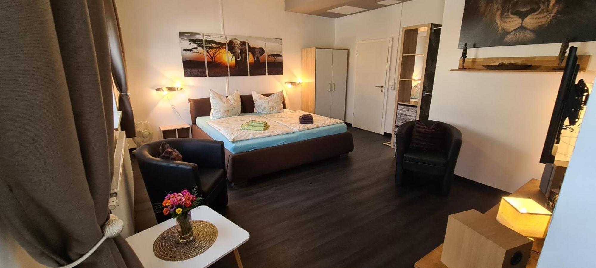 Gaesteappartements "Purefitness" Am Elberadweg In Tangermünde Kamer foto